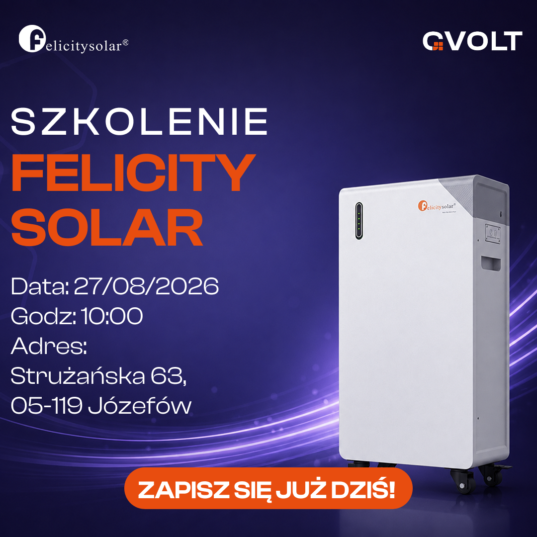 Szkolenie Felicity Solar w Gvolt - zapisy online
